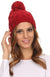 Sakkas Tabb Unisex Cable Knit Pom Pom Bobble Beanie Hat
