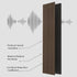 Hausvita Acoustic Solid Wood Slat Wall Panels ( 2 Panels Per Box ) -Wholesale