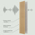 Hausvita Acoustic Solid Wood Slat Wall Panels ( 2 Panels Per Box ) -Wholesale