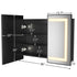 Hausvita Framed Recessed LED Light Bathroom Medicine Cabinet -medium