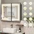Hausvita Framed Recessed LED Light Bathroom Medicine Cabinet -medium
