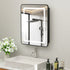 Hausvita Framed Recessed LED Light Bathroom Medicine Cabinet -small
