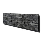 Hausvita Faux Stone Wall Siding Panel, PU Stone Veneer Exterior, 46.46" x 13"
