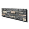 Hausvita Faux Stone Wall Siding Panel, PU Stone Veneer Exterior, 46.46" x 13"