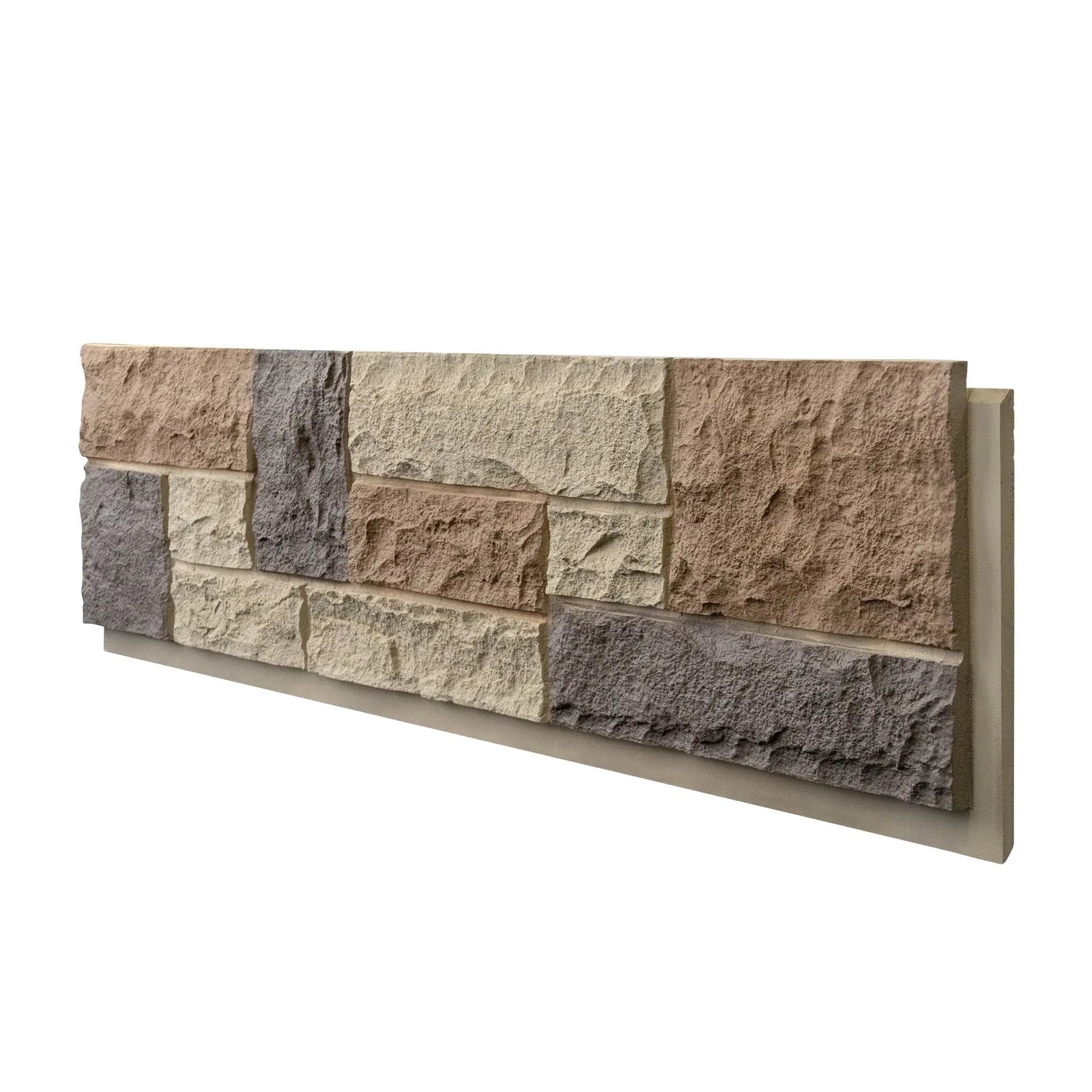 Hausvita Faux Stone Wall Siding Panel, PU Stone Veneer Exterior, 46.46