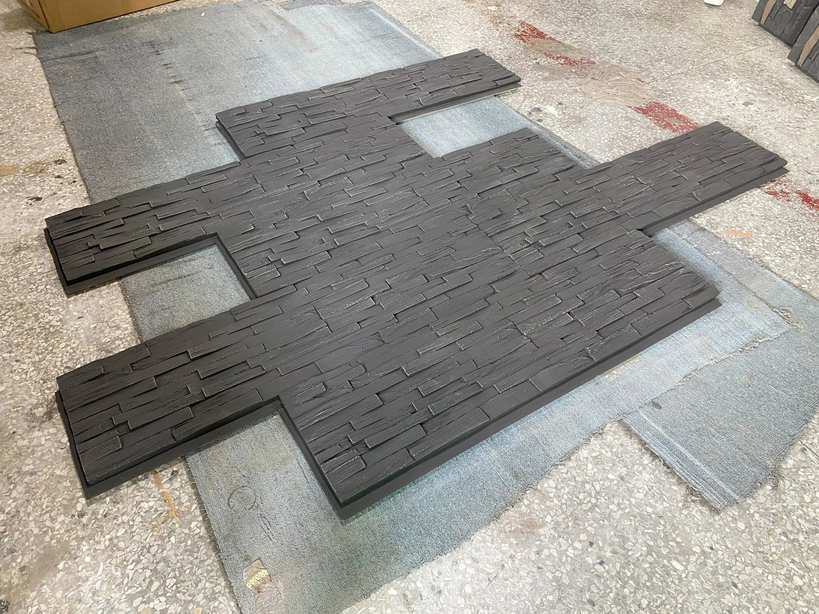 Hausvita Faux Stone Wall Siding Panel, PU Stone Veneer Exterior, 46.46