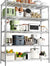 Hausvita Storage Shelves Heavy Duty, 48" L x 20" W x 72" H