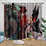 Hazbin Hotel Curtains Blackout Window Drapes