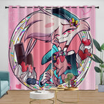 Hazbin Hotel Curtains Blackout Window Drapes