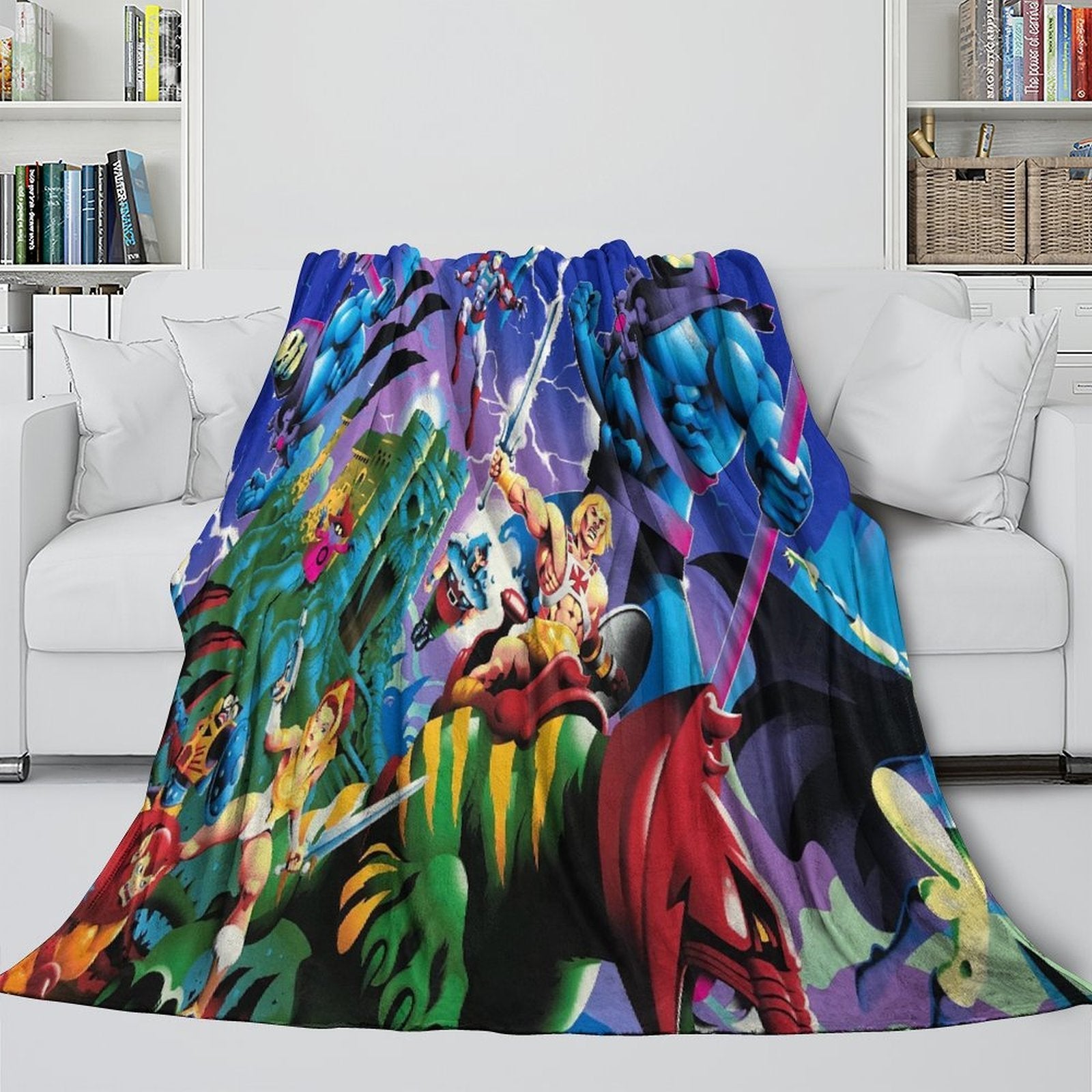 He-Man And The Masters Blanket Flannel Throw Room Decoration