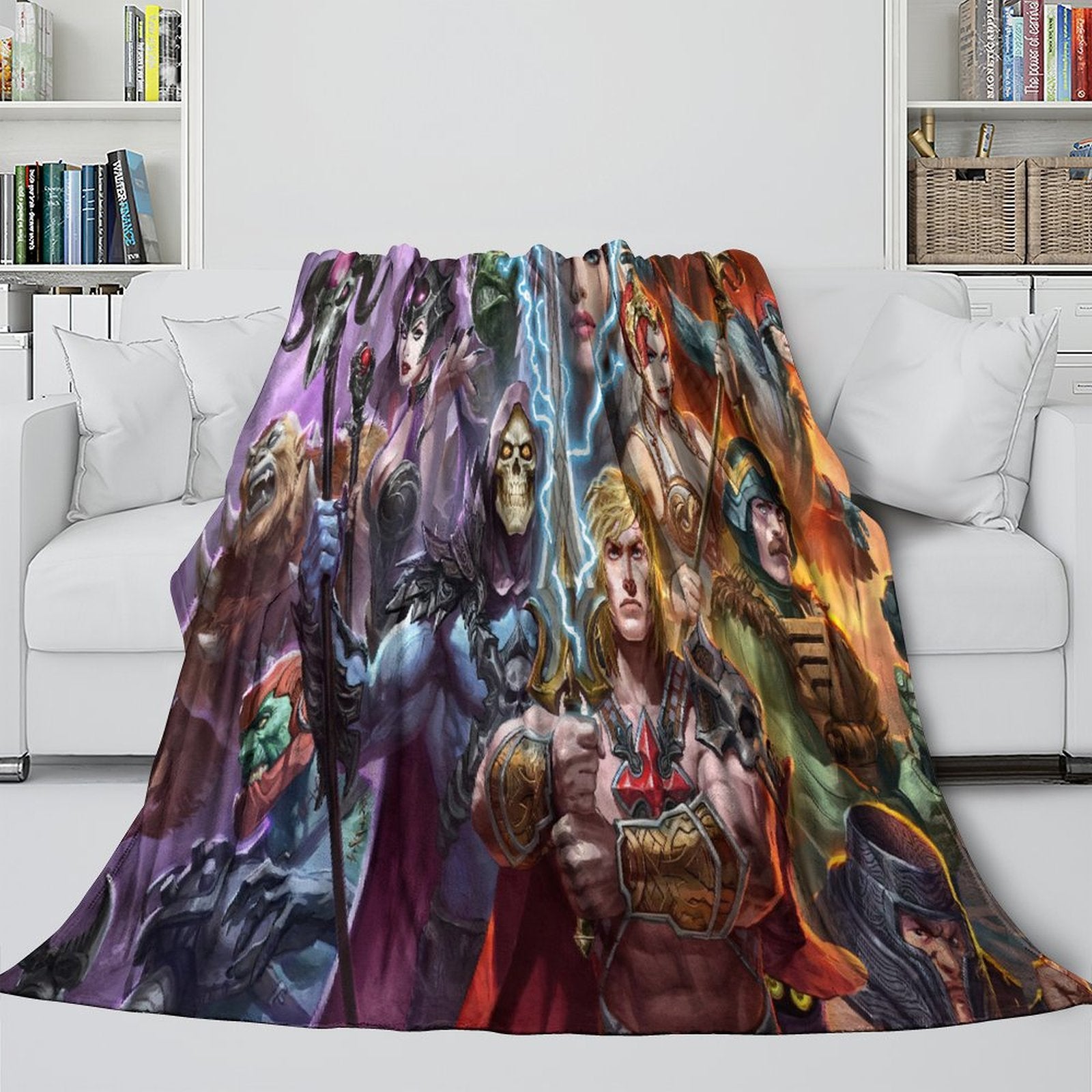 He-Man And The Masters Blanket Flannel Throw Room Decoration
