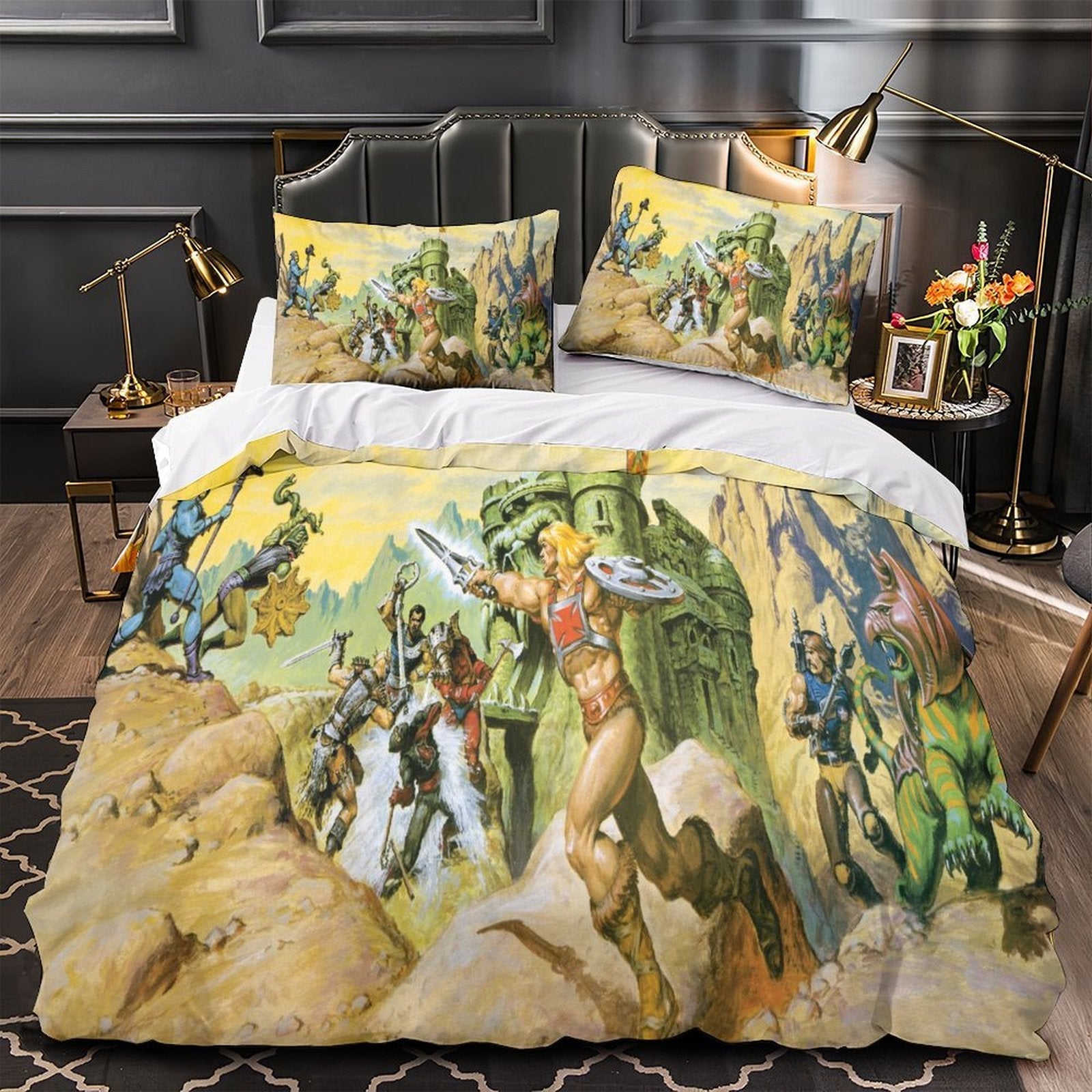 He-Man And The Masters Duvet Cover Pattern Bedding Set Without Filler