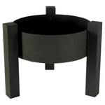 Heavy Duty Fire Pit Bowl with Modern Sturdy Steel Legs