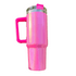 Shimmer 40oz Tumbler  Cup Holder Friendly Pink, White, Blue, Hot Pink, Purple
