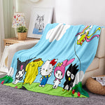 Hello Kitty 2022 Flannel Fleece Blanket Throw Blanket Room Decoration
