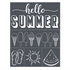 Hello Summer - Mesh Stencil 8.5x11