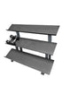3-Tier Hex Dumbbell Rack - Muscle D Fitness - 15 Pair Storage
