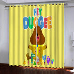 Hey Duggee Curtains Pattern Blackout Window Drapes