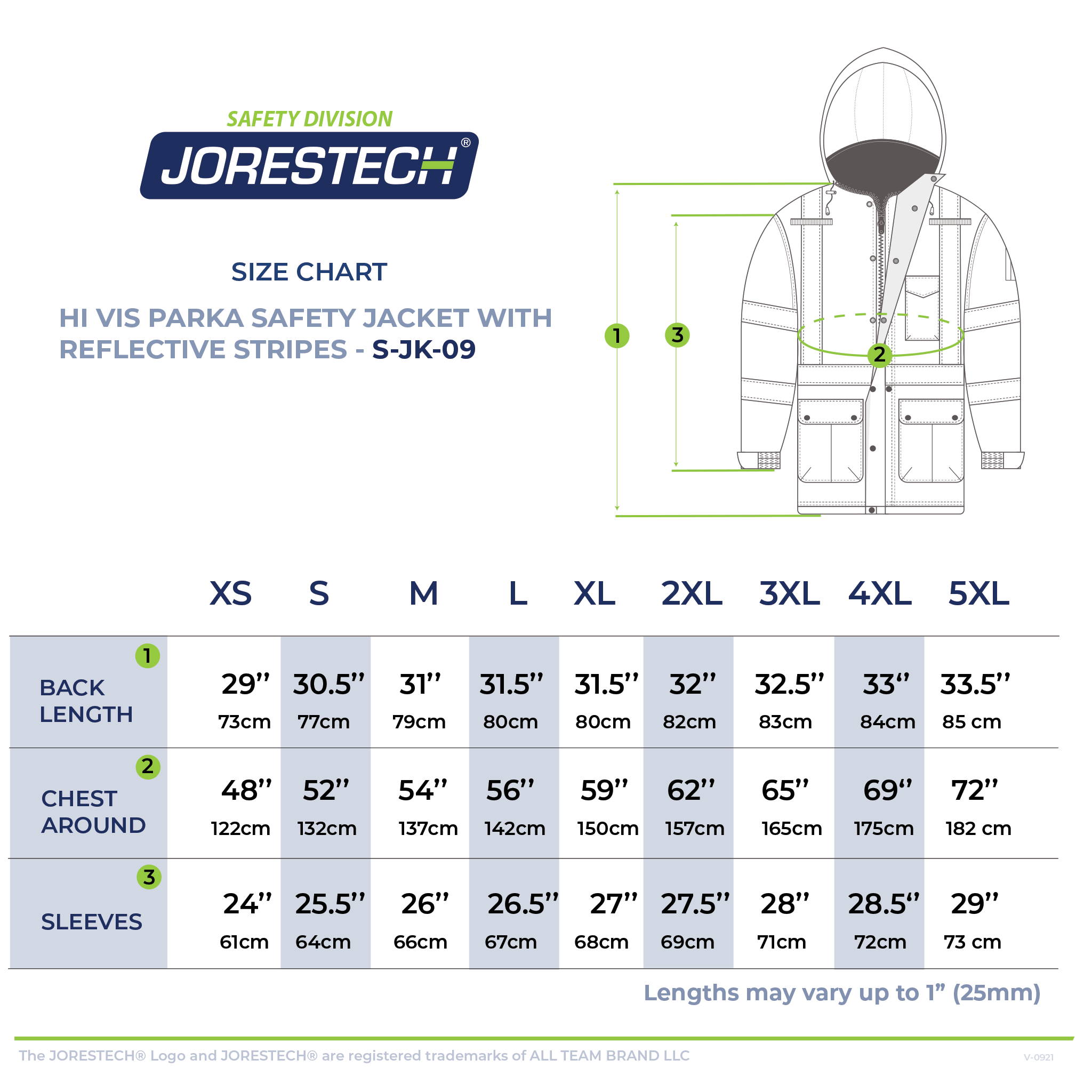 Hi-Vis Two-Tone Safety Jacket with Reflective Stripes