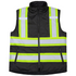 Hi-Vis Two Tone Reversible Insulated Safety Vest with Reflective Strips