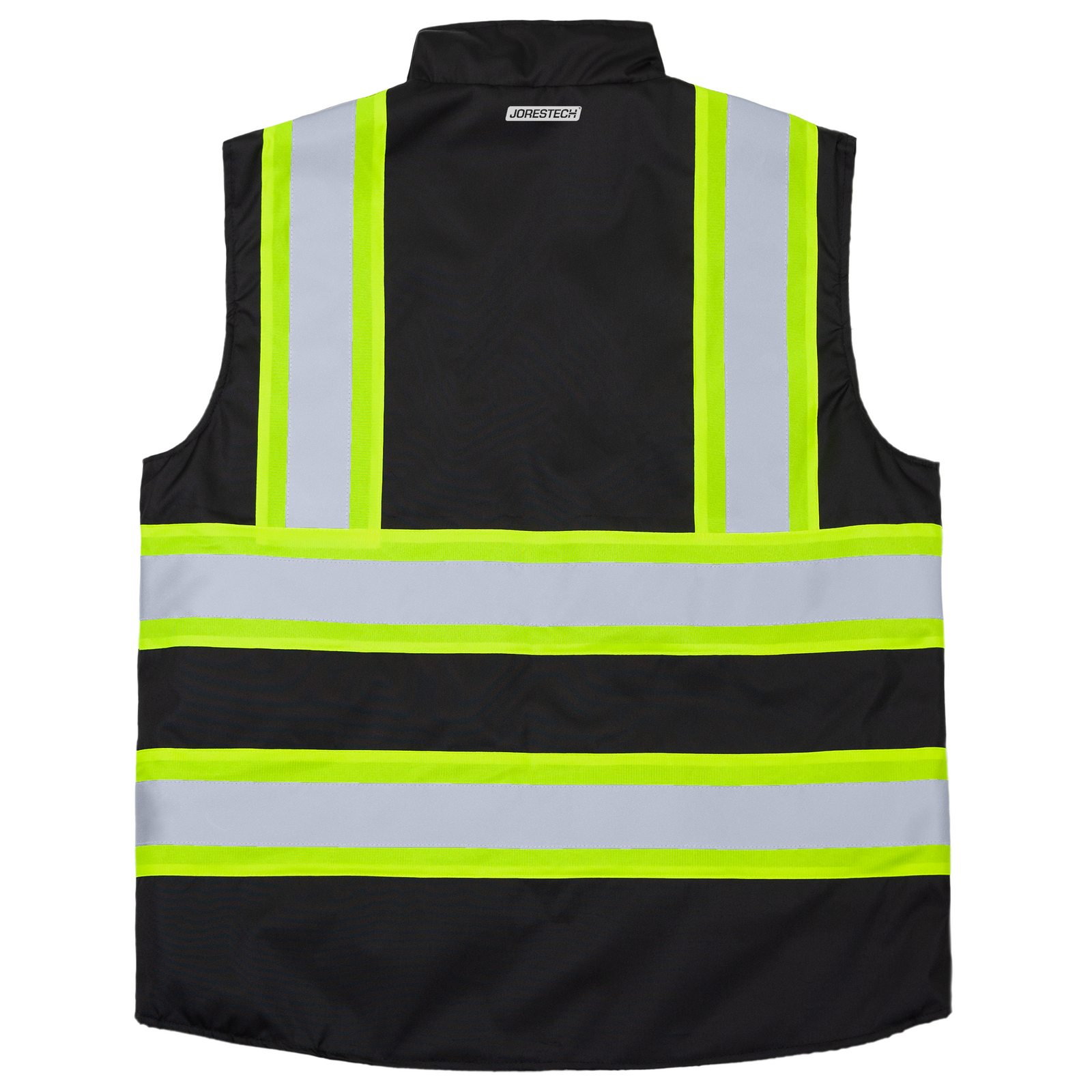 Hi-Vis Two Tone Reversible Insulated Safety Vest with Reflective Strips