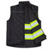 Hi-Vis Two Tone Reversible Insulated Safety Vest with Reflective Strips