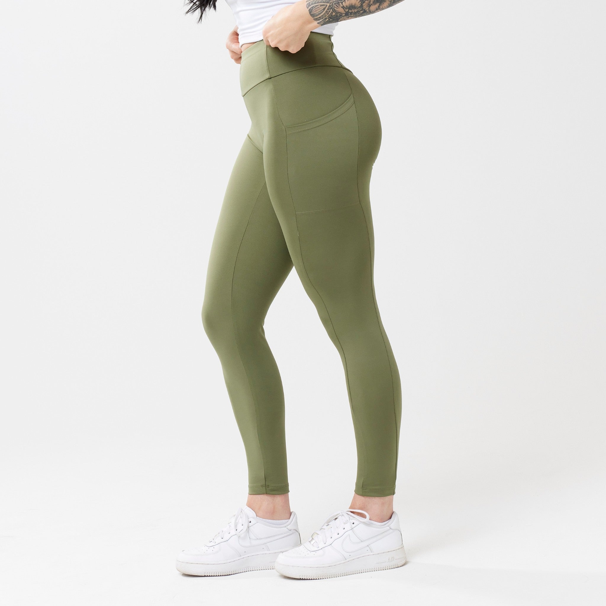 StayUP™ High-Rise with Pocket Leggings - Sage