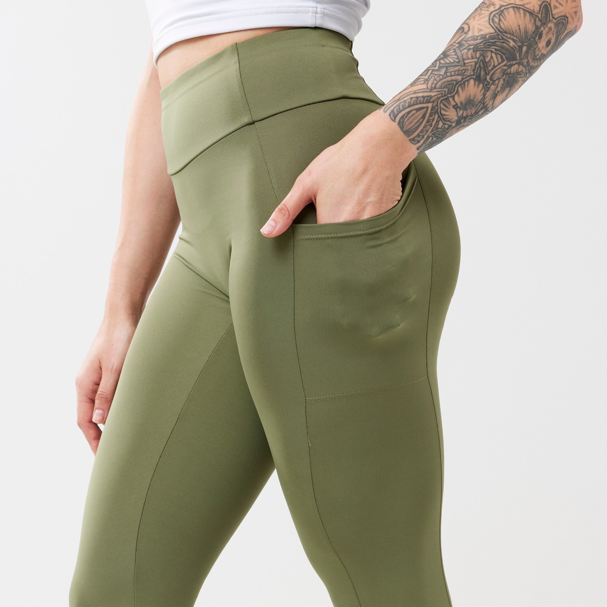 StayUP™ High-Rise with Pocket Leggings - Sage
