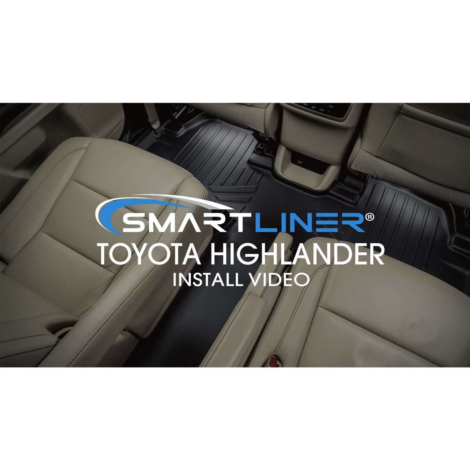 SMARTLINER Custom Fit Floor Liners For 2014-2019 Toyota Highlander