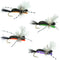 Hippie Stomper Size 10 Sampler - 4 Flies Foam Body Grasshopper Dry Fly