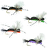 Hippie Stomper Size 10 Sampler - 4 Flies Foam Body Grasshopper Dry Fly