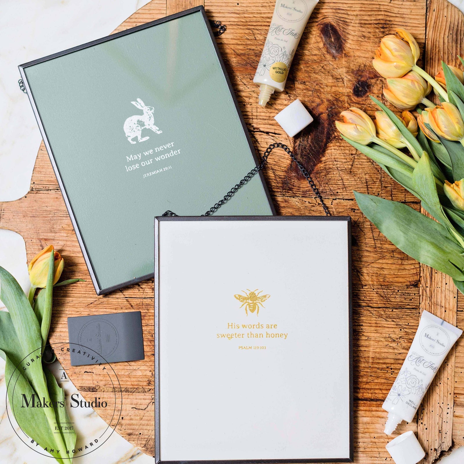 His Love is as Deep as the Ocean - Mesh Stencil 8.5x11