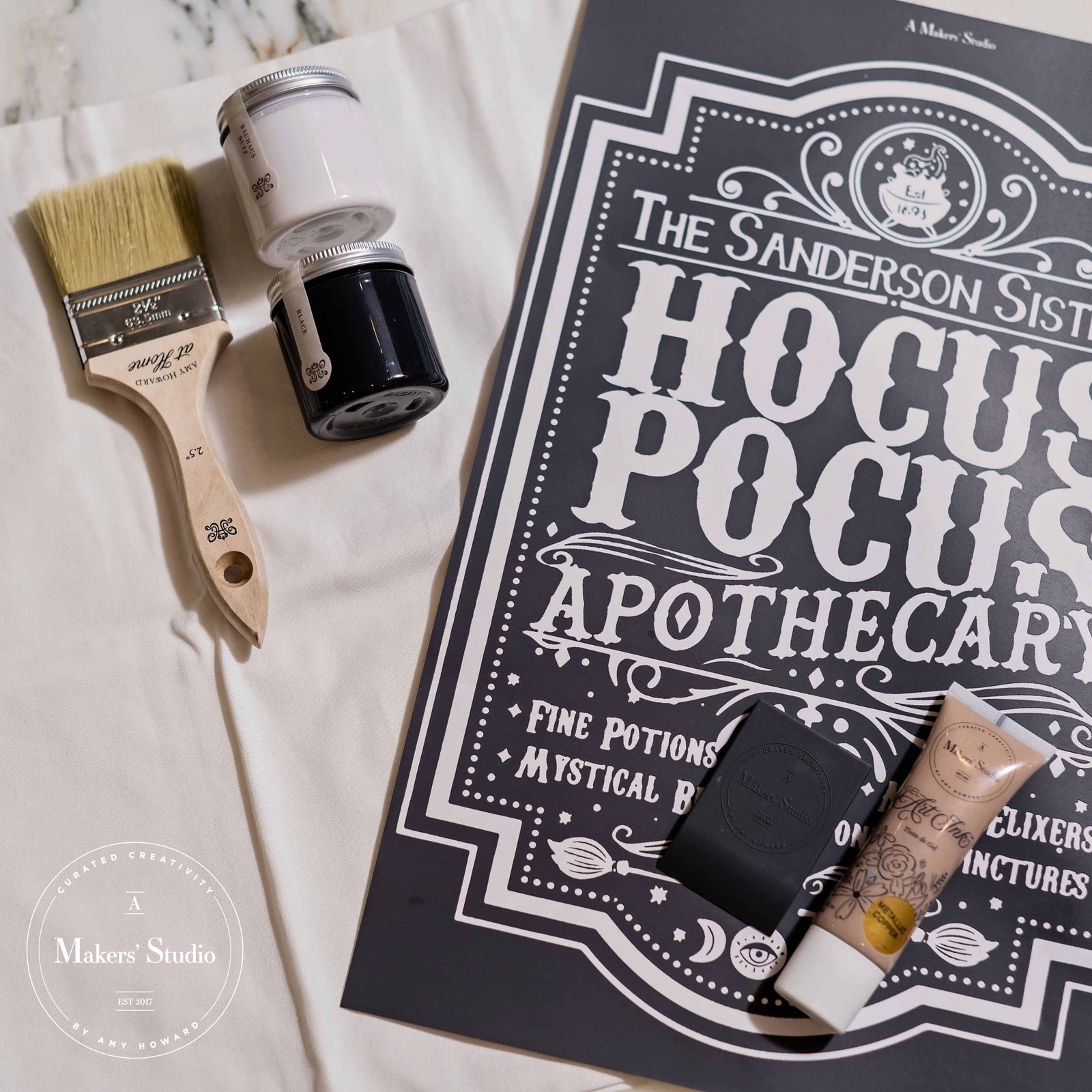 Hocus Pocus Apothecary - Mesh Stencil 12x18