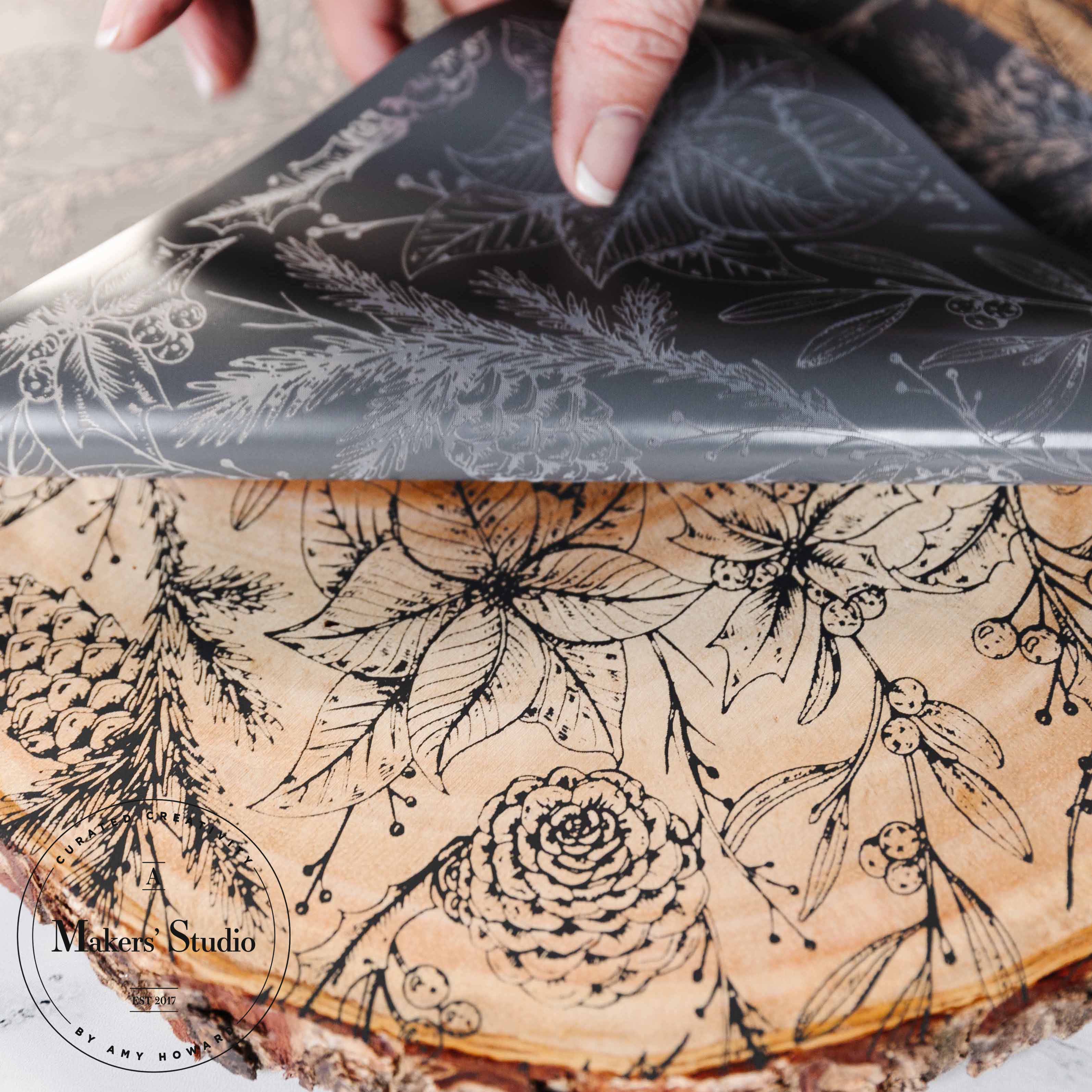 Holiday Festive - Mesh Stencil 12x18