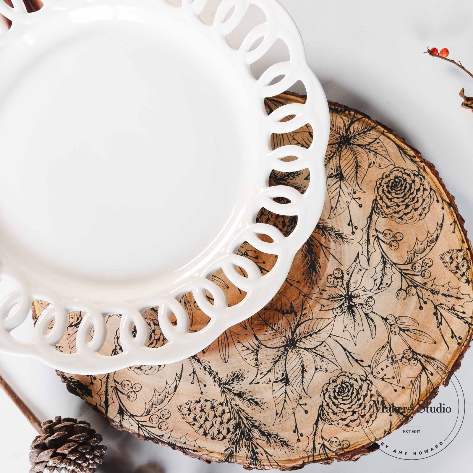 Holiday Festive - Mesh Stencil 12x18