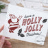Holly Jolly - Mesh Stencil 8.5x11