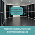 Fire Treated Acoustic Fabric - SoundAssured Dual Layer Acoustical Fabric (100% Acoustic Transparency)