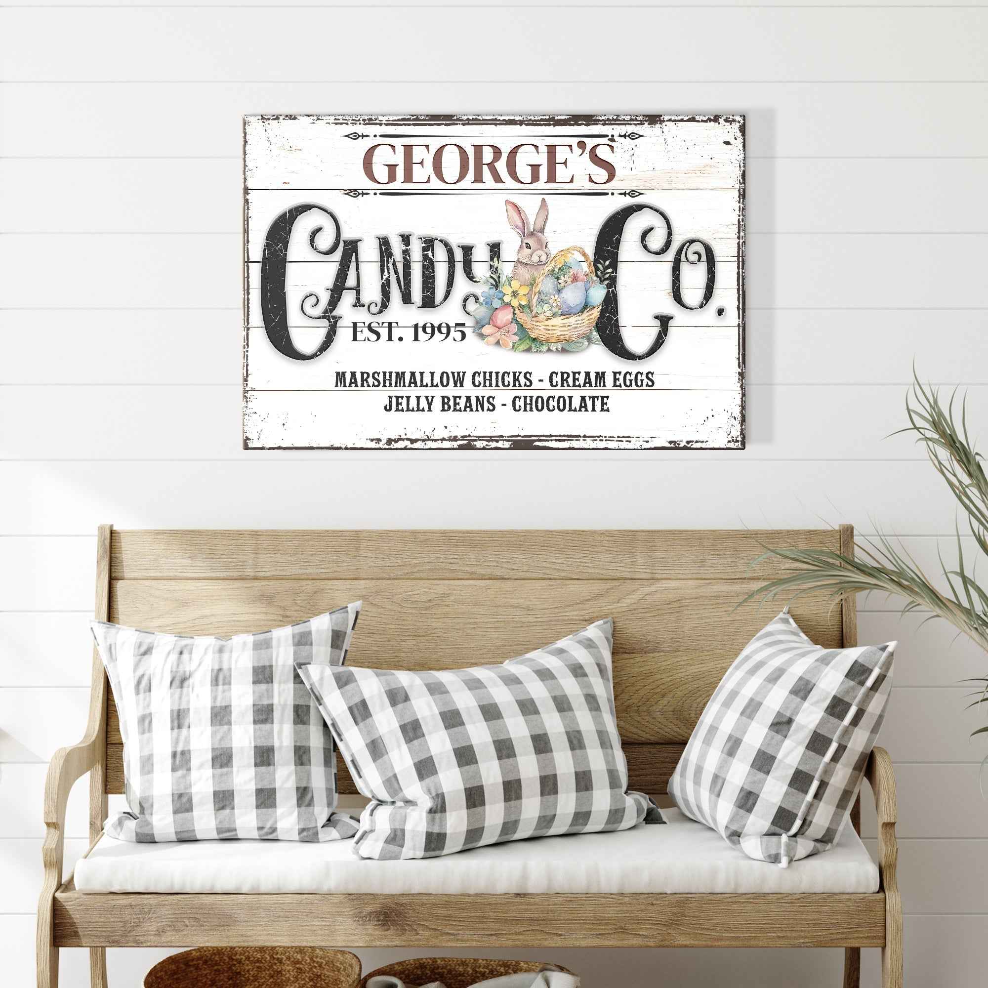 Honey Bunny Candy Company Sign II