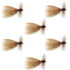 Hornberg Special Trout and Bass Streamer or Dry Fly - 6 Flies - Hook Size 6