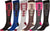 Sakkas Women's Cotton Blend Knee High Socks Assorted Pack