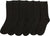 Sakkas Women's Poly Blend Soft and Stretchy Crew Pattern Socks Assorted 6-pack