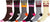 Sakkas Women's Poly Blend Soft and Stretchy Crew Pattern Socks Assorted 6-pack