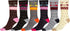 Sakkas Women's Poly Blend Soft and Stretchy Crew Pattern Socks Assorted 6-pack