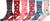 Sakkas Women's Poly Blend Soft and Stretchy Crew Pattern Socks Assorted 6-pack