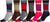 Sakkas Women's Poly Blend Soft and Stretchy Crew Pattern Socks Assorted 6-pack