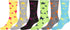 Sakkas Women's Poly Blend Soft and Stretchy Crew Pattern Socks Assorted 6-pack
