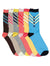 Sakkas Women's Poly Blend Soft and Stretchy Crew Pattern Socks Assorted 6-pack