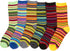 Sakkas Women's Poly Blend Soft and Stretchy Crew Pattern Socks Assorted 6-pack