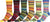 Sakkas Women's Poly Blend Soft and Stretchy Crew Pattern Socks Assorted 6-pack