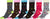 Sakkas Women's Poly Blend Soft and Stretchy Crew Pattern Socks Assorted 6-pack